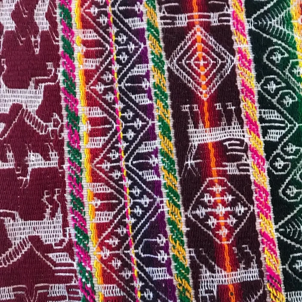 Peruvian Table-Runner Decorative Colorful‎ Woven